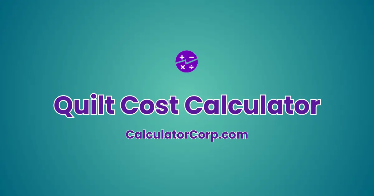 Quilt Cost Calculator