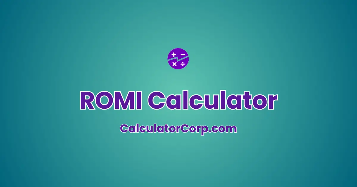 ROMI Calculator