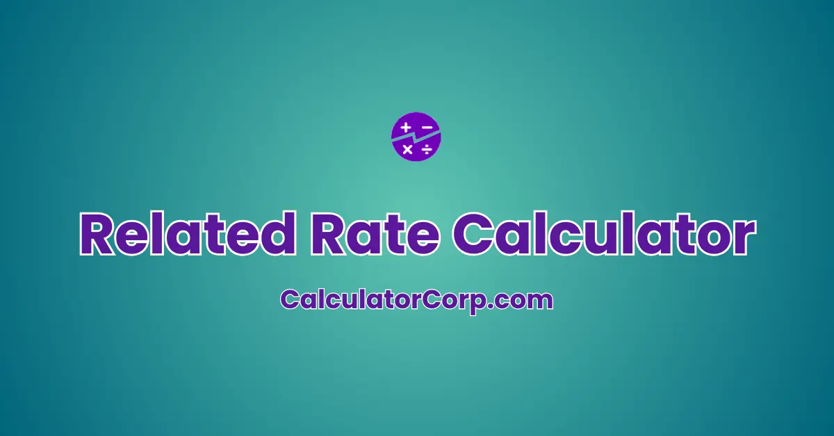 Related Rate Calculator