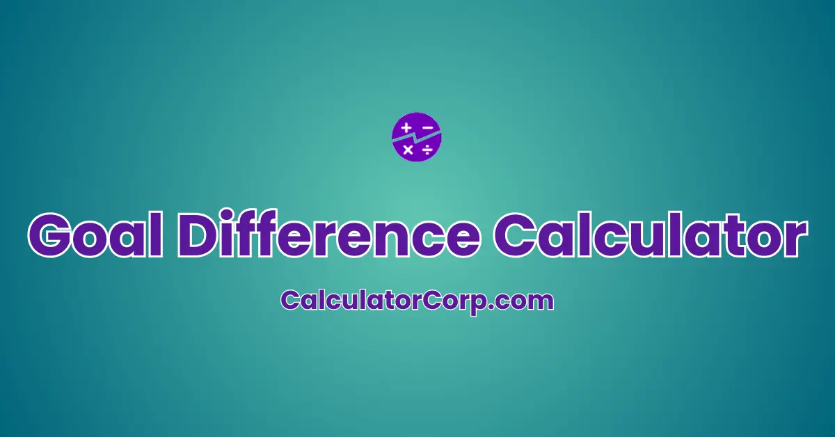 Goal Difference Calculator