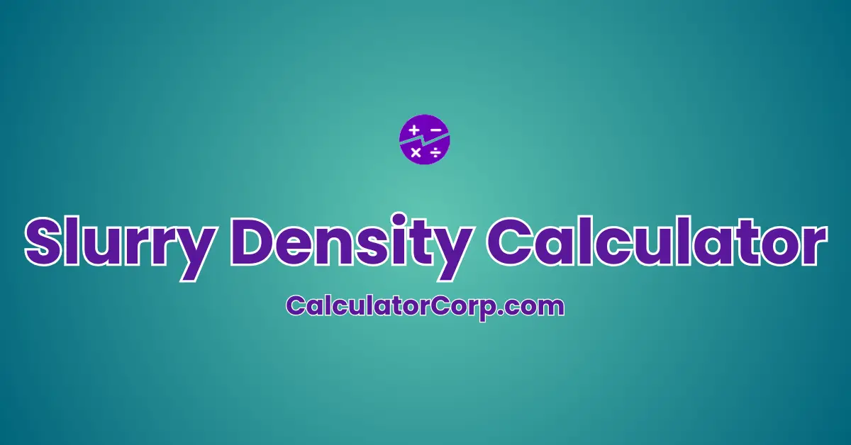 Slurry Density Calculator