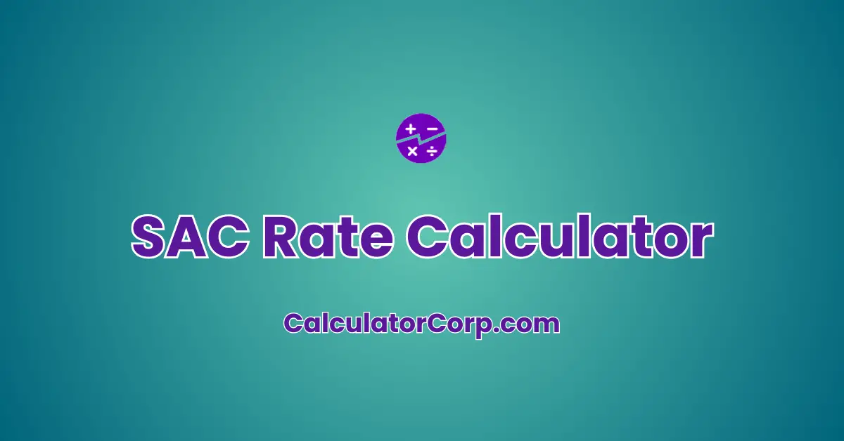 SAC Rate Calculator