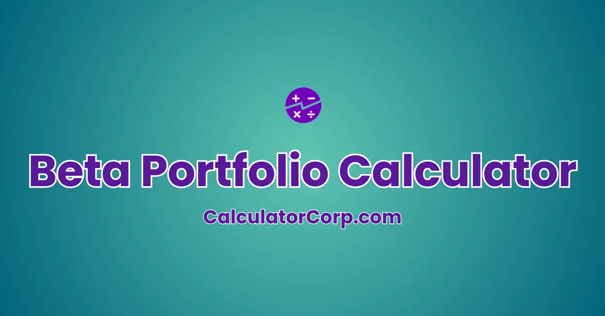 Beta Portfolio Calculator