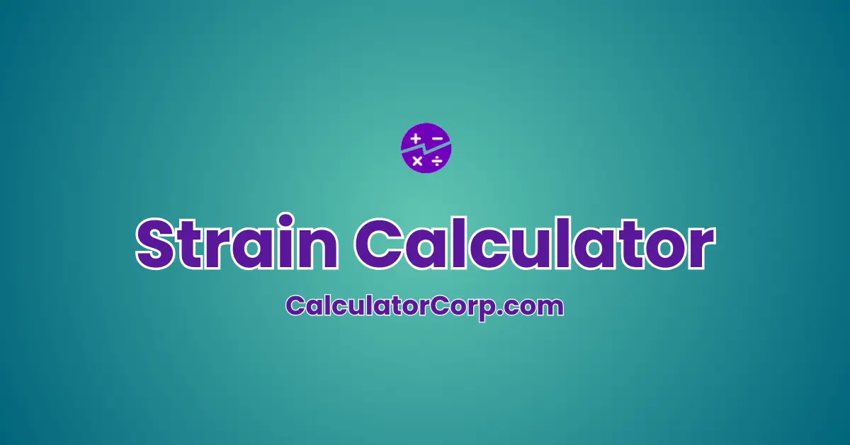 Strain Calculator