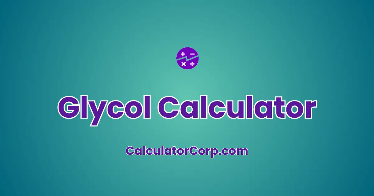 Glycol Calculator