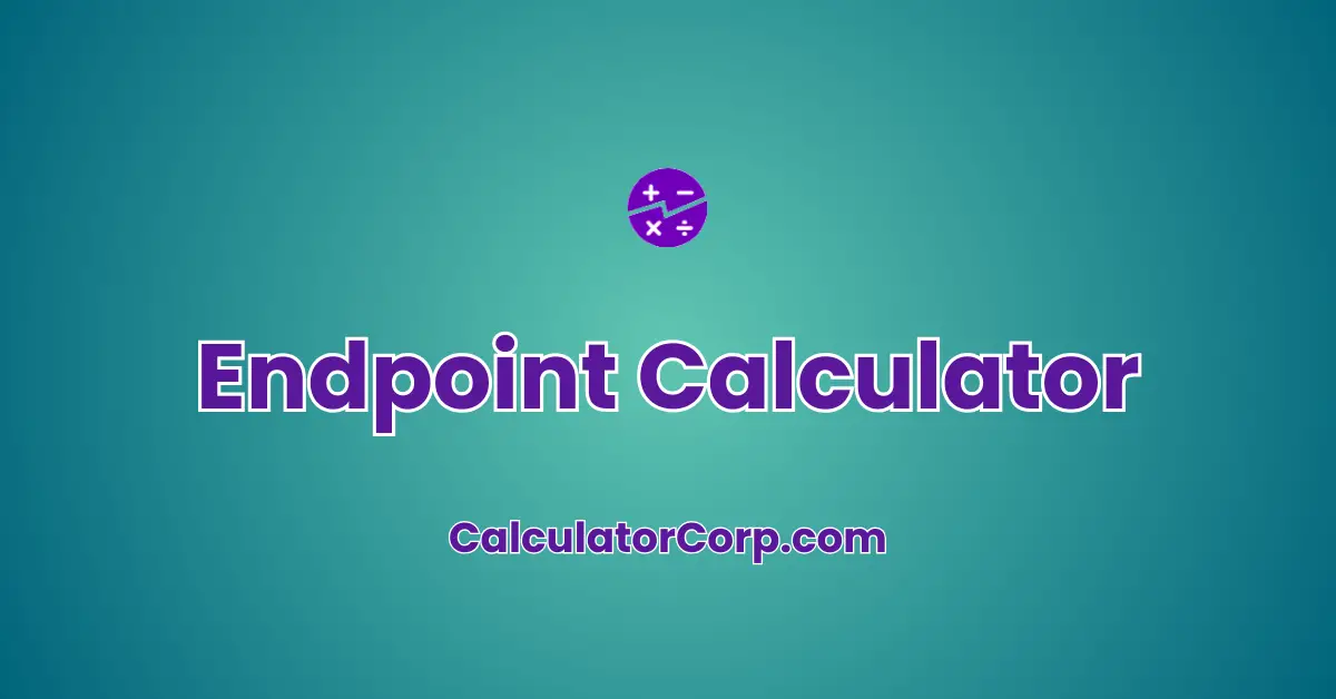 Endpoint Calculator | Find the Missing Coordinate Easily