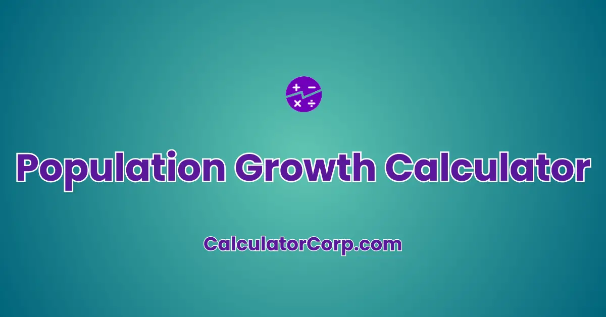 Population Growth Calculator | Forecast Civilization Growth