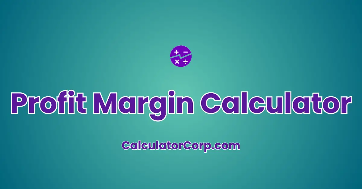 Profit Margin Calculator | Simple Sales Profit Analysis