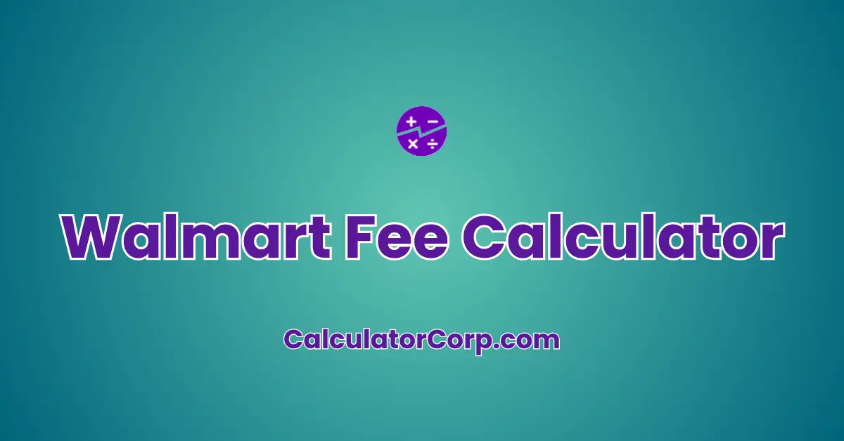 Walmart Fee Calculator | Calculate Walmart Marketplace Fees