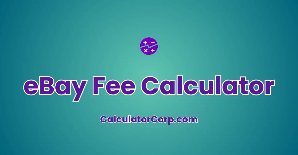 eBay Fee Calculator