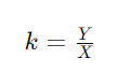 Constant of Proportionality Calculator formula