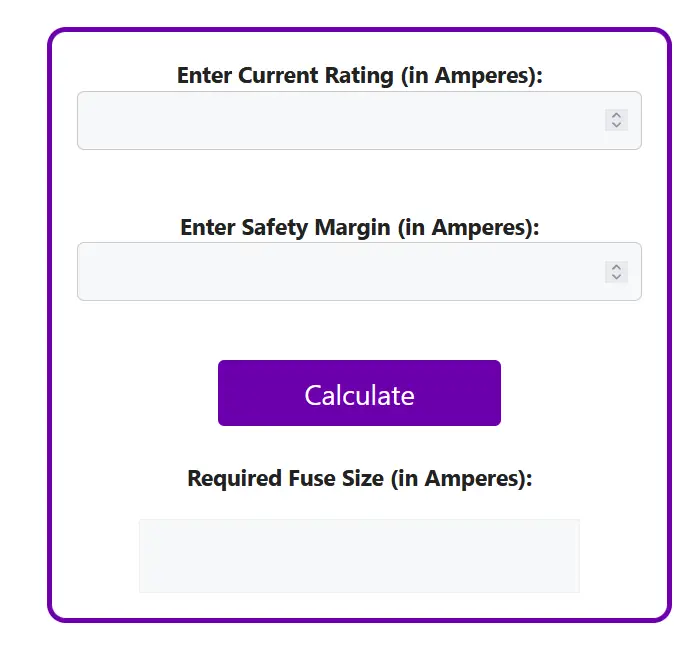 Fusing Calculator Image