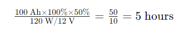 Step-by-Step Calculation Guide for Formula Behind the Battery Runtime Calculator