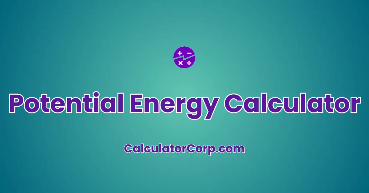 Potential Energy Calculator