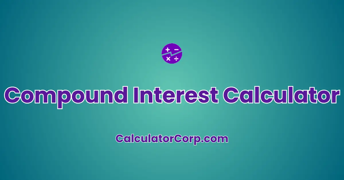 Compound Interest Calculator