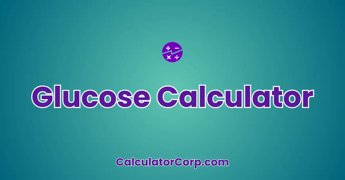 Glucose Calculator