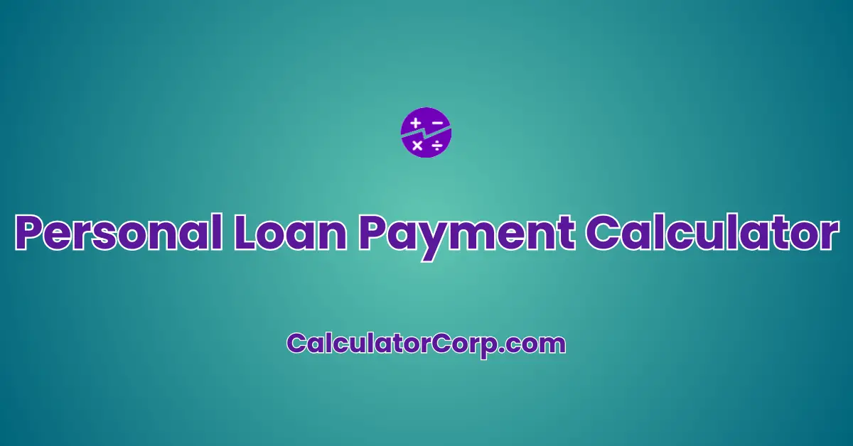 Personal Loan Payment Calculator