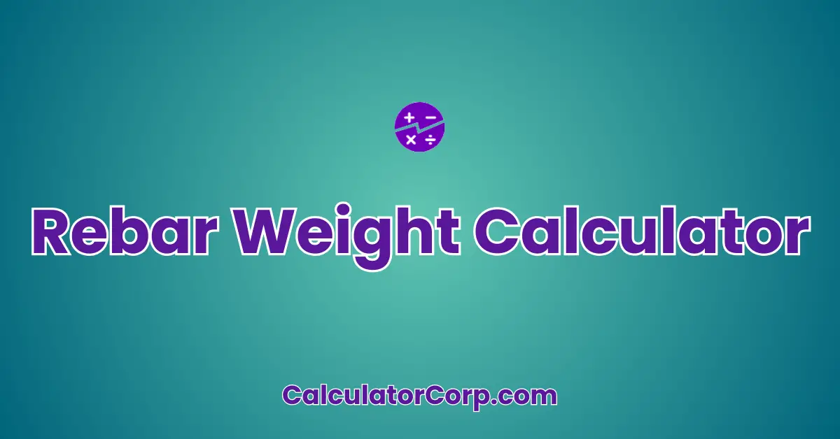 Rebar Weight Calculator