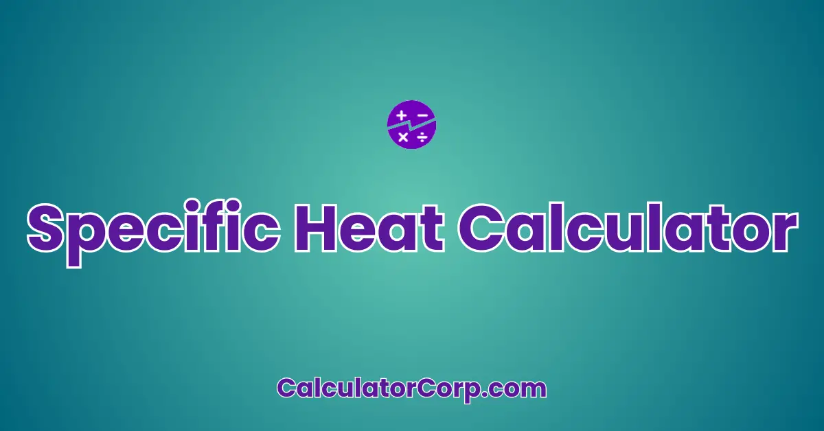 Specific Heat Calculator