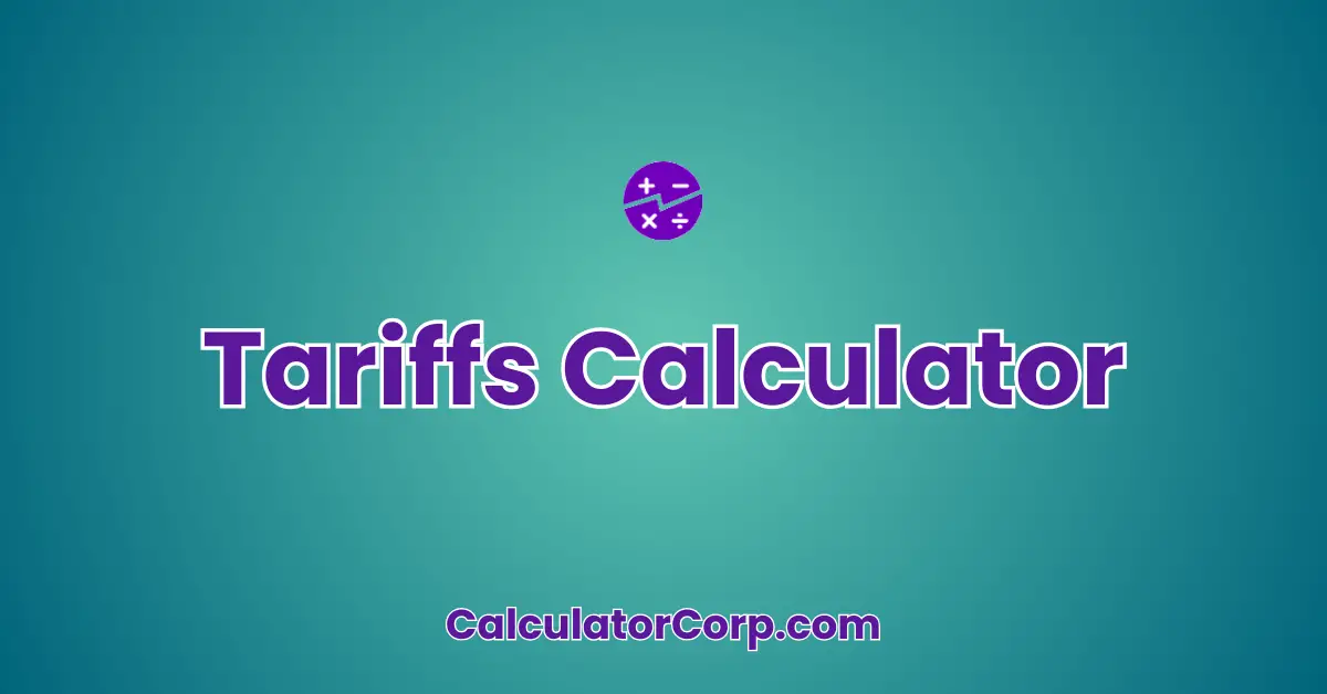 Tariffs Calculator