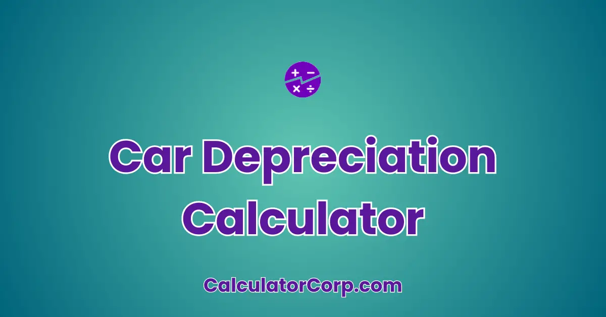 Car Depreciation Calculator