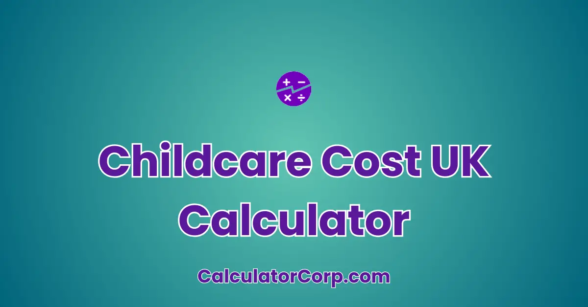 Childcare Cost UK Calculator