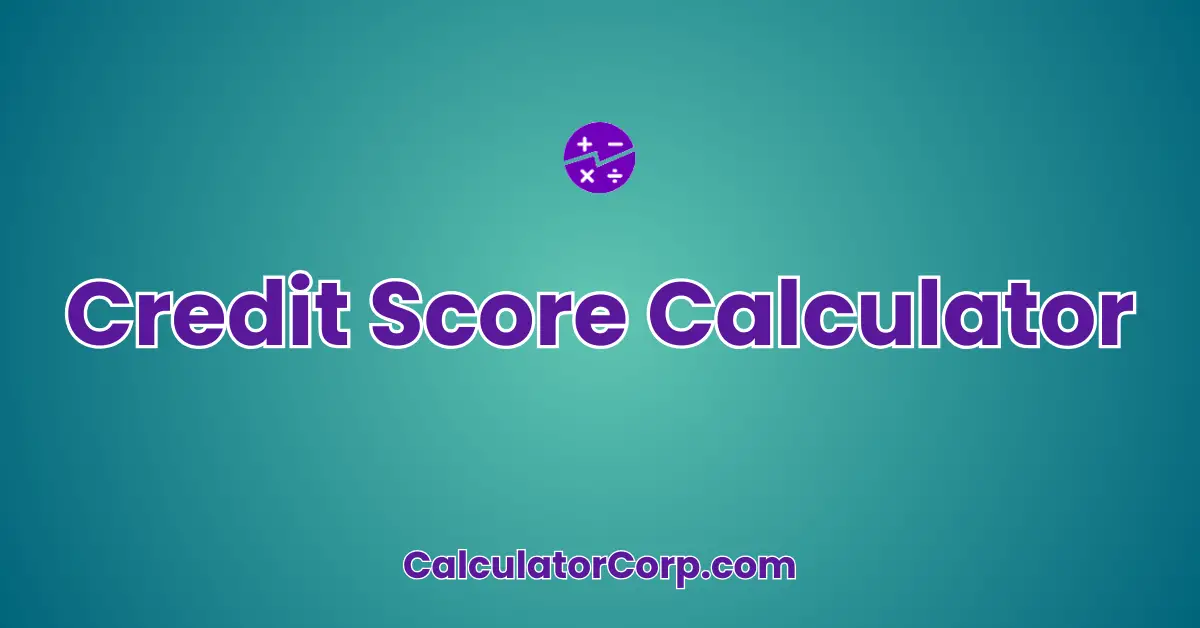 Credit Score Calculator