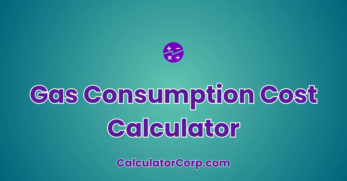 Gas Consumption Cost Calculator