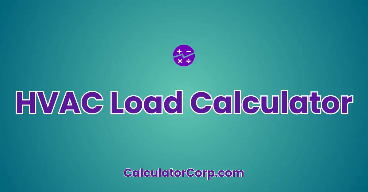 HVAC Load Calculator