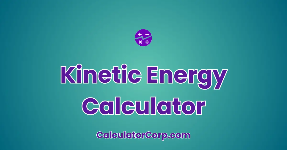 Kinetic Energy Calculator