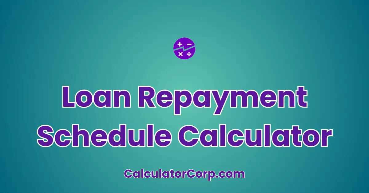 Loan Repayment Schedule Calculator