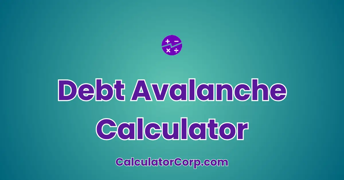 Debt Avalanche Calculator