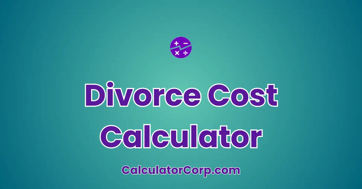 Divorce Cost Calculator