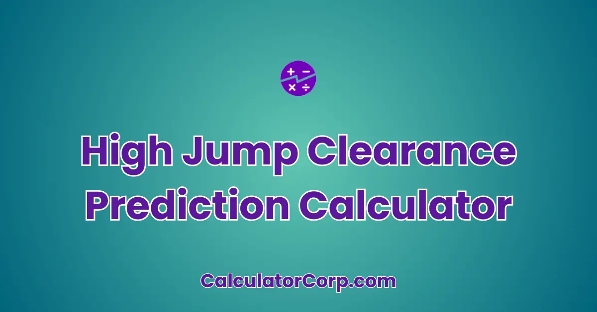 High Jump Clearance Prediction Calculator