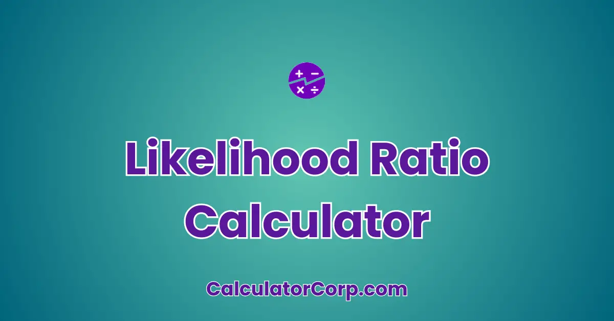 Likelihood Ratio Calculator