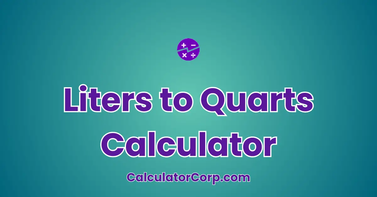 Liters to Quarts Calculator