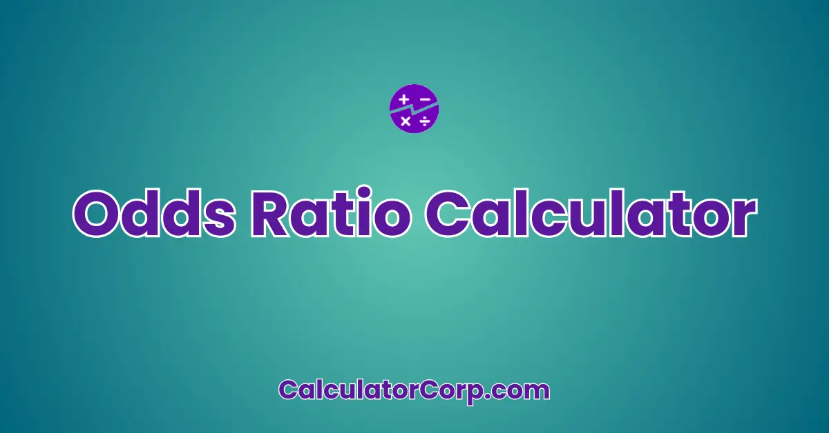 Odds Ratio Calculator