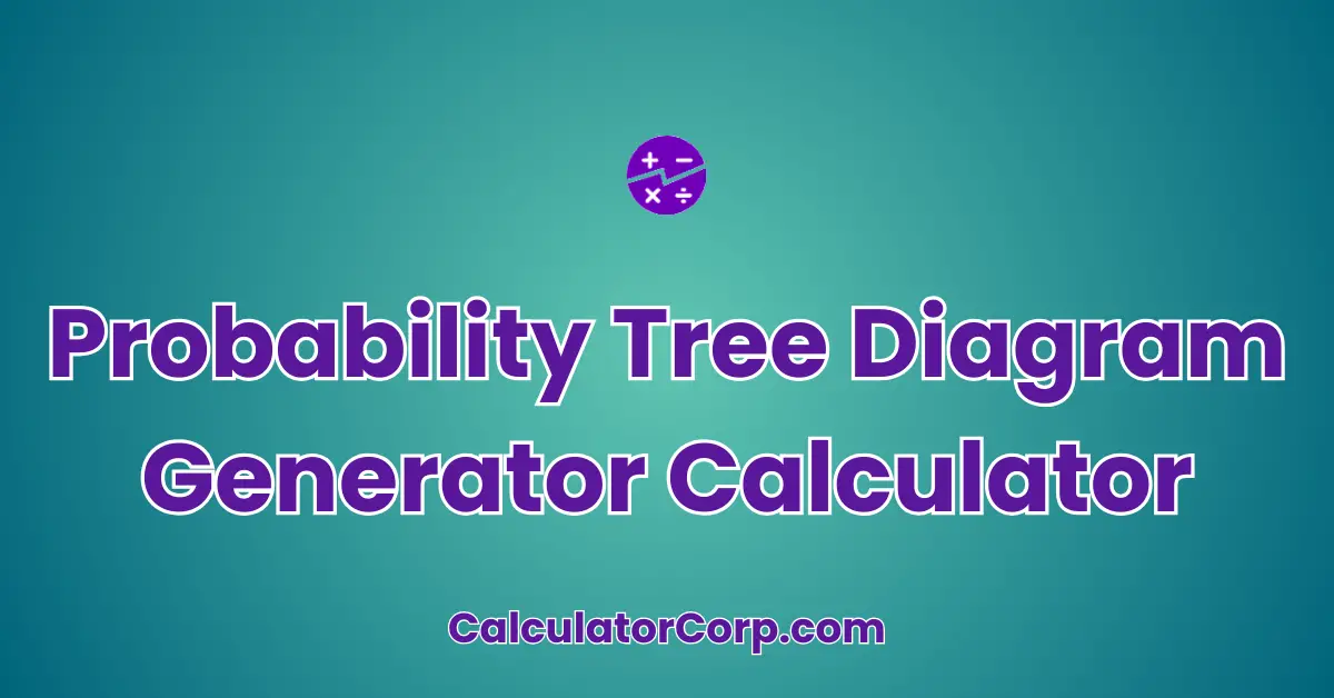 Probability Tree Diagram Generator Calculator