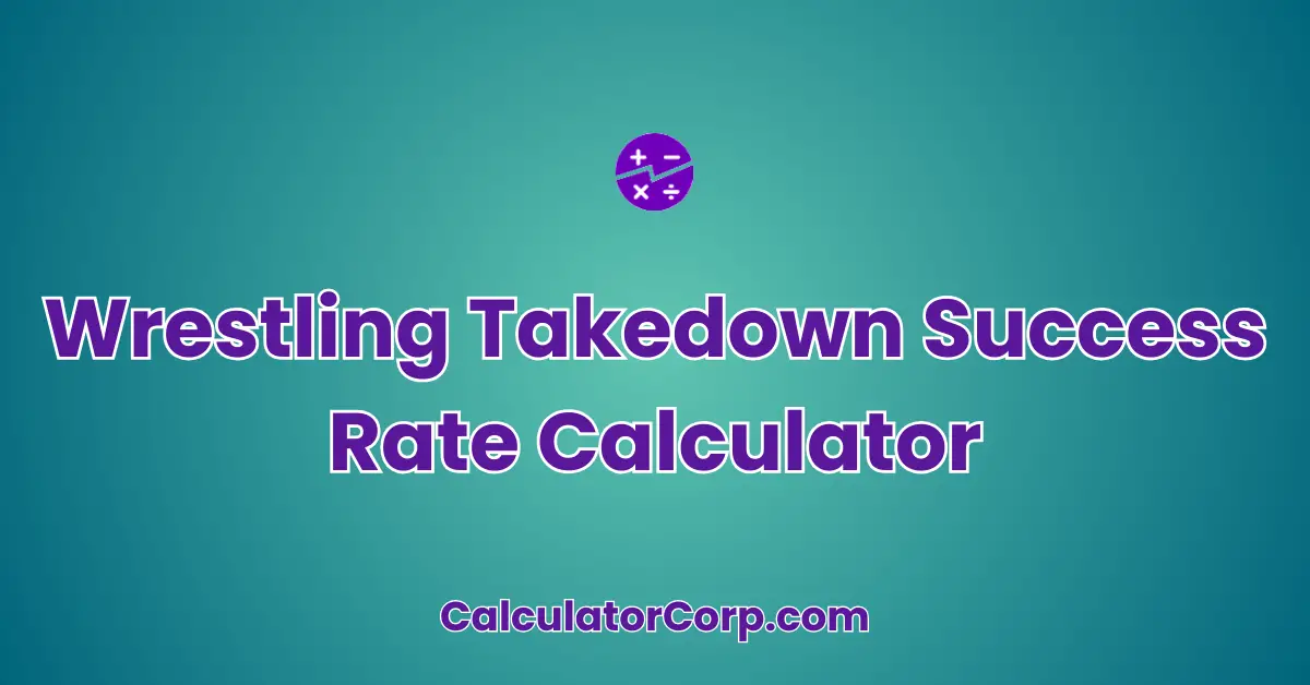 Wrestling Takedown Success Rate Calculator