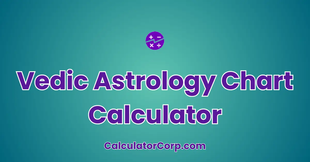 Vedic Astrology Chart Calculator