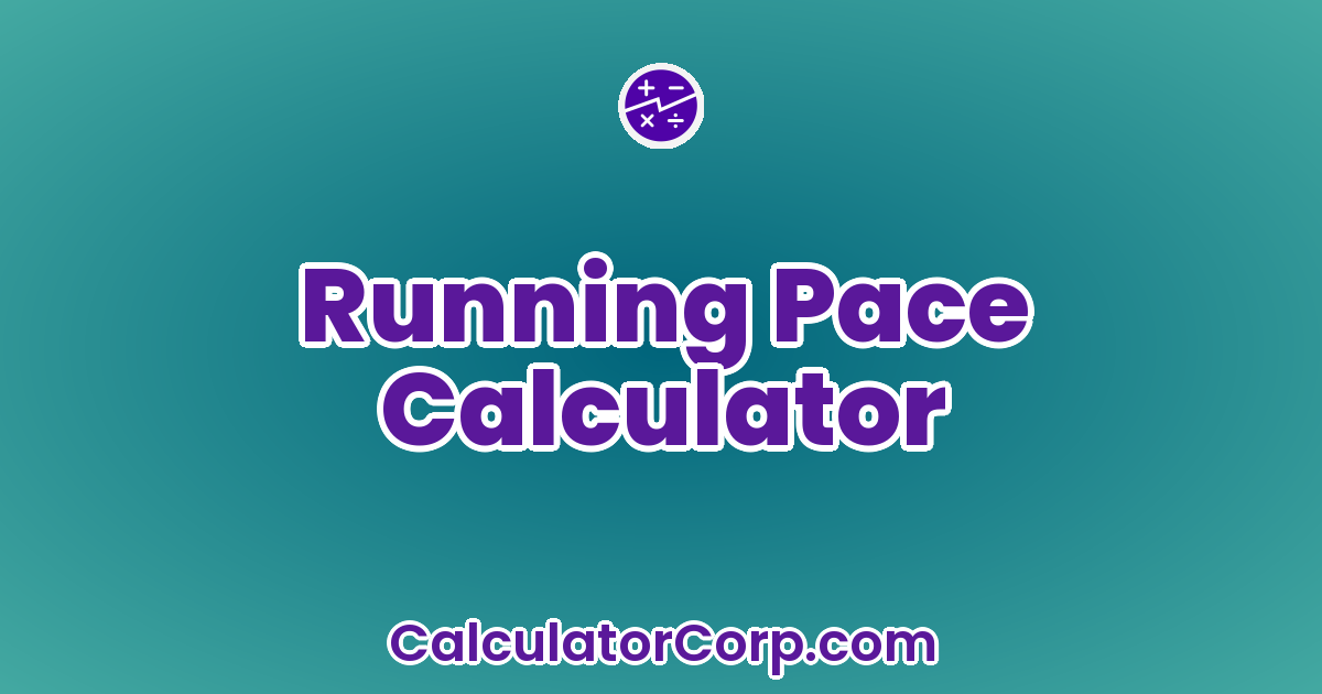 Running Pace Calculator