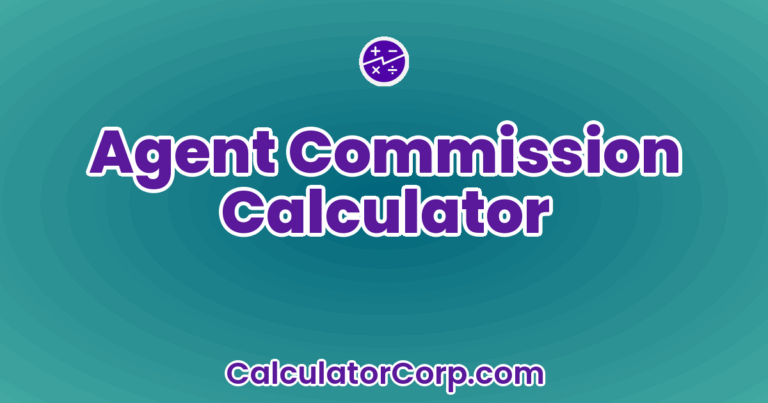 Agent Commission Calculator