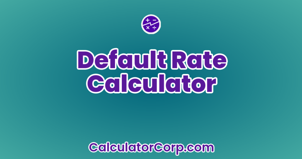 Cc Default Rate Default Rate Calculator