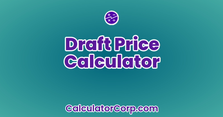 Draft Price Calculator draft-price-calculator