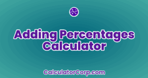 Adding Percentages Calculator