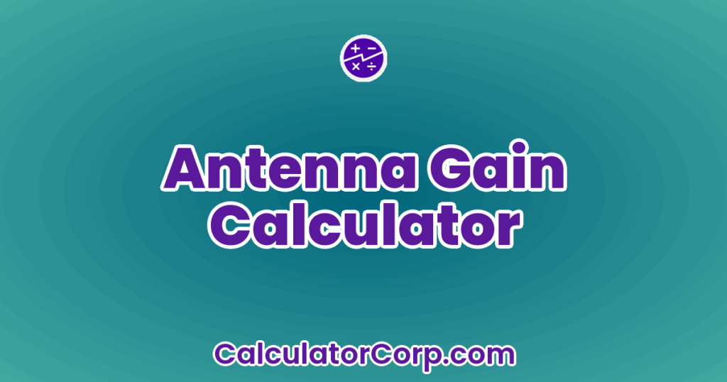 Antenna Gain Calculator