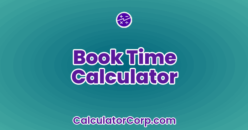 Book Time Calculator