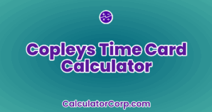 Copley Time Card Calculator