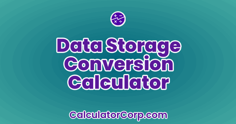 Data Storage Conversion Calculator