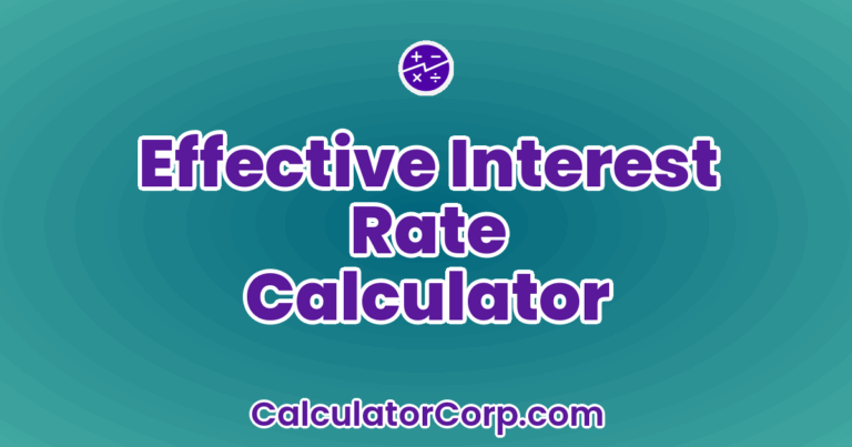 Apa Format Real Example Effective Interest Rate Calculator
